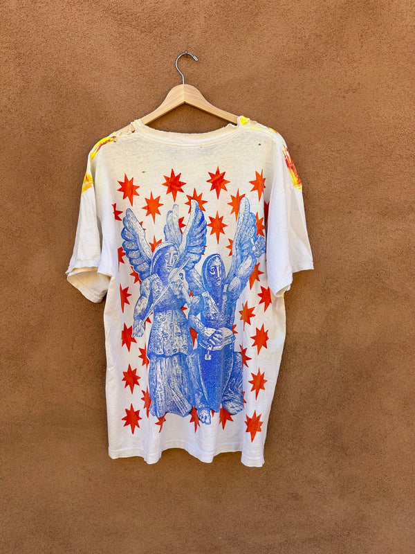Thrashed John Lee Hooker T-shirt by Michael Rios