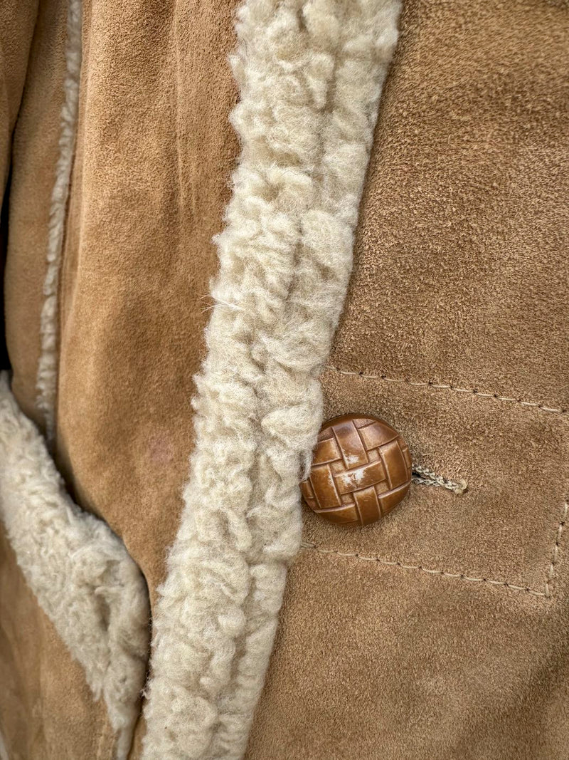 The Leather Shop 1970's Suede Rancher Jacket, 42 Regular - as is