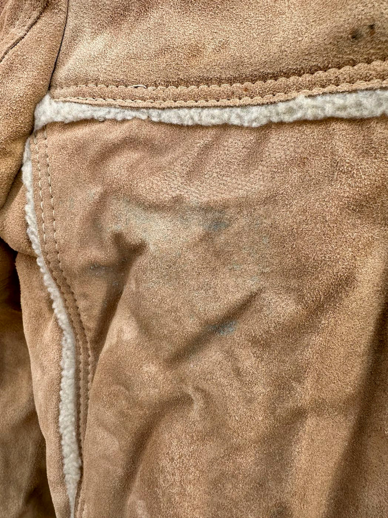 The Leather Shop 1970's Suede Rancher Jacket, 42 Regular - as is