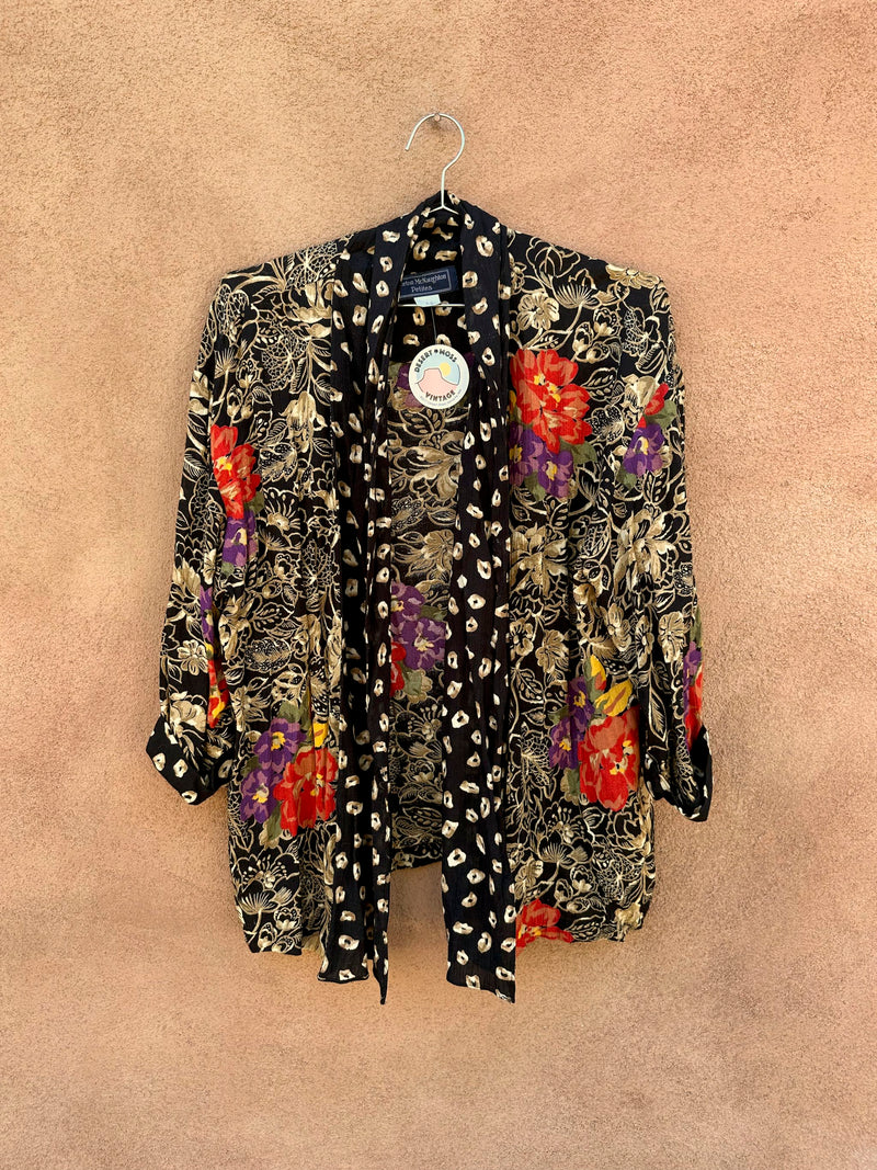 Norton McNaughton Floral Rayon Blazer