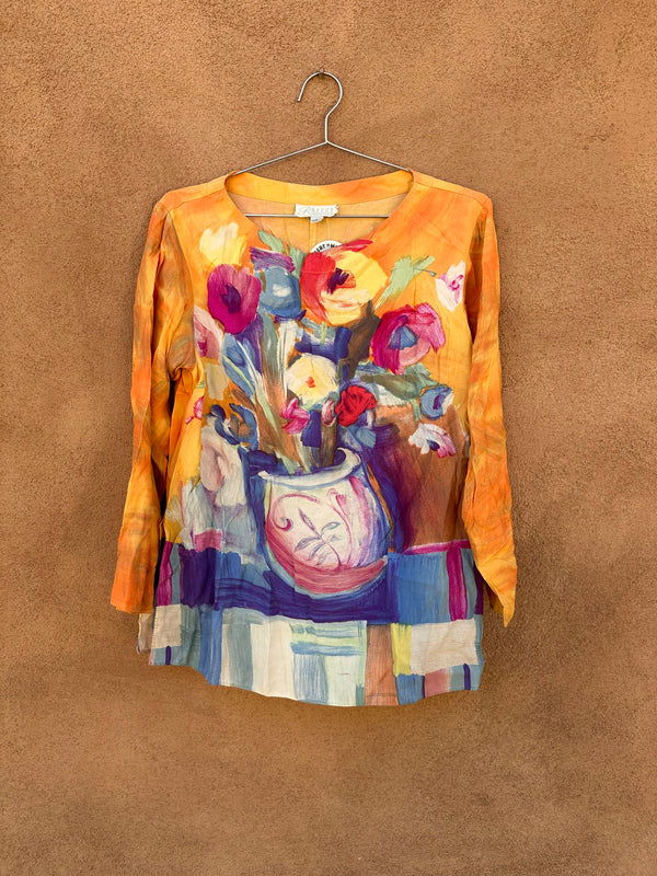 Artsy Flowy Blouse - Breeze by Dorthy Schoelen