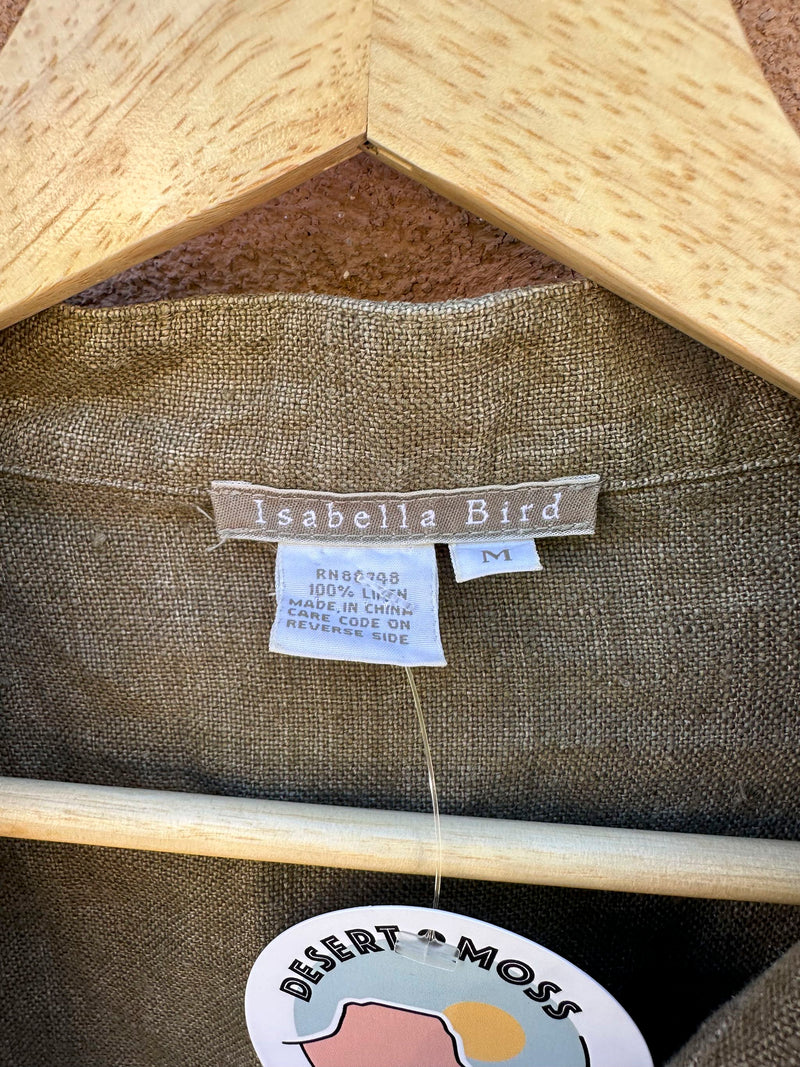 Isabella Bird Linen Blazer