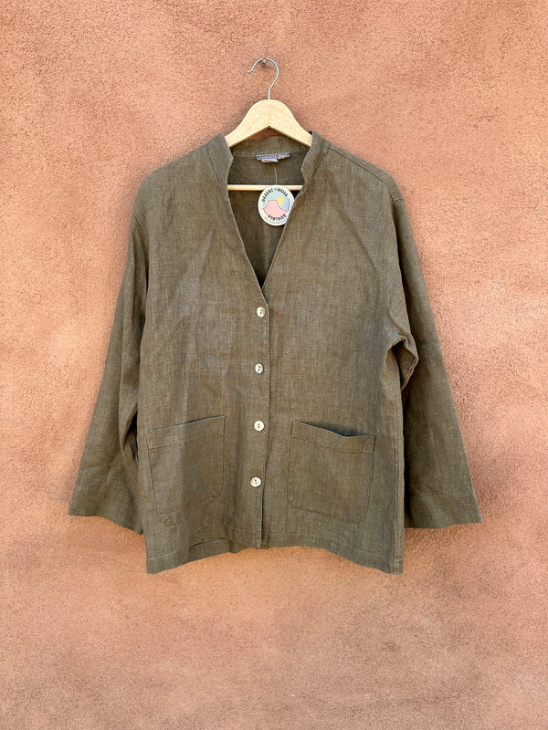 Isabella Bird Linen Blazer