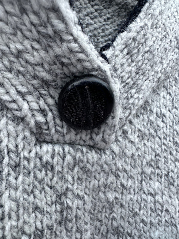 Cable Knit Sweater with Antler Toggle