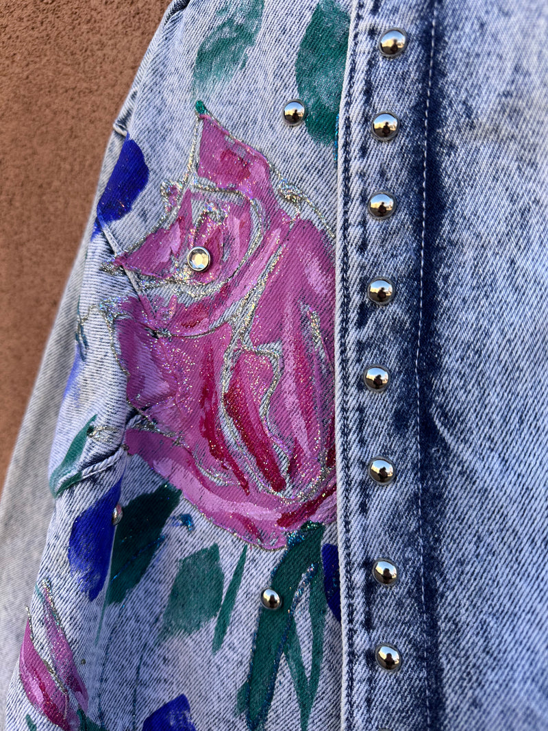 Designs Unlimited Hand-Painted Denim Jacket