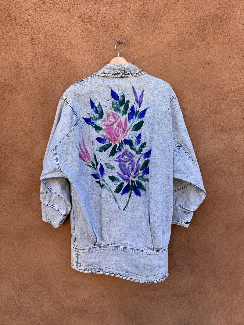 Designs Unlimited Hand-Painted Denim Jacket