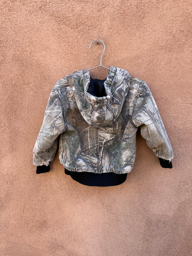 Kid's Schmidt Camo Hooded Jacket - Insulated - as is