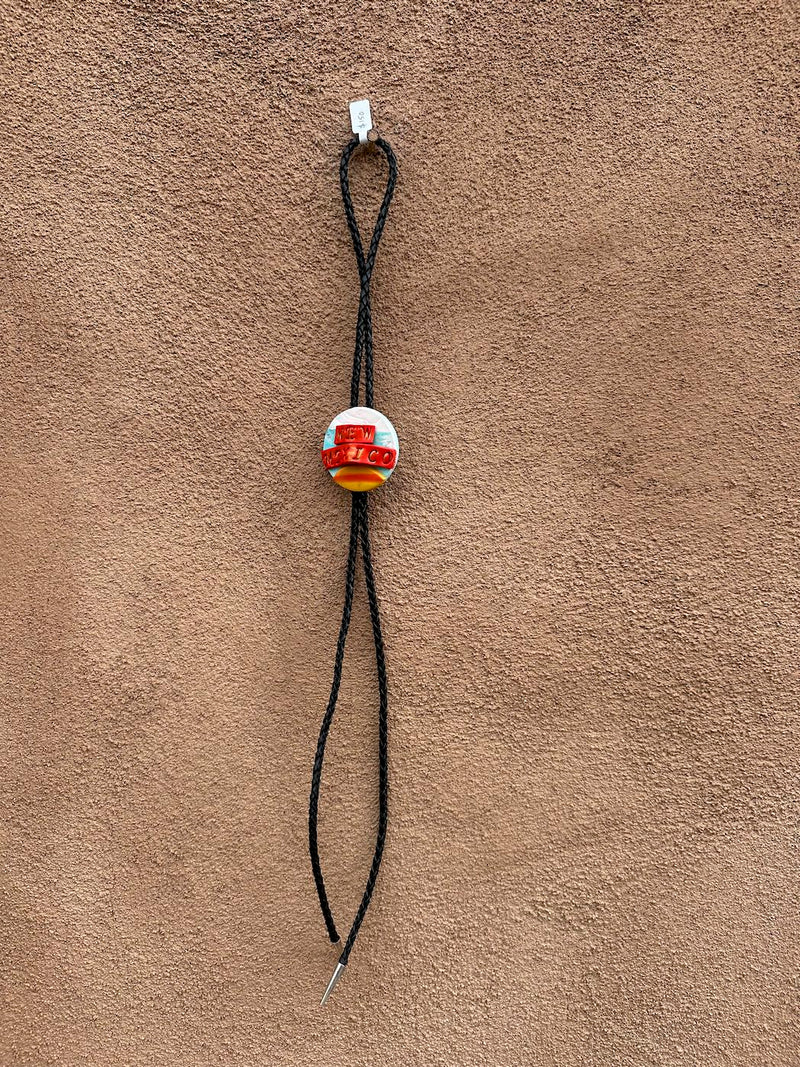 Clay New Mexico Bolo Tie
