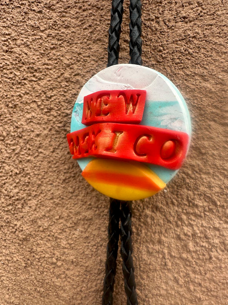 Clay New Mexico Bolo Tie