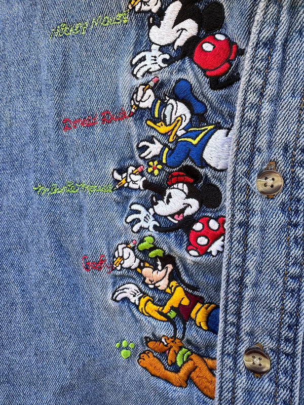 Denim Disney Store Character Shirt - as is