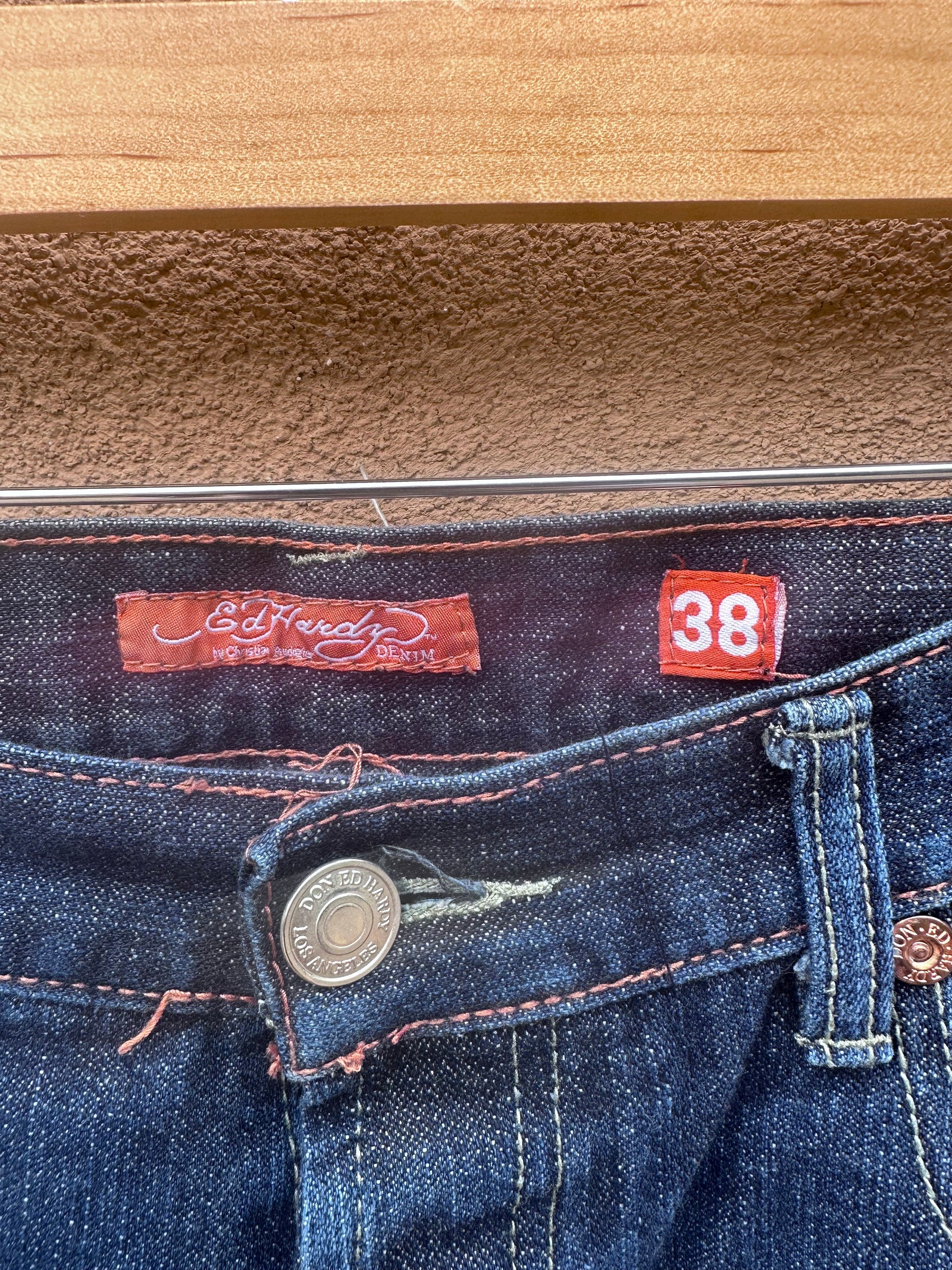Vintage Ed Hardy Demon Pockets Lot 2008 Jeans - 38 – DESERT MOSS