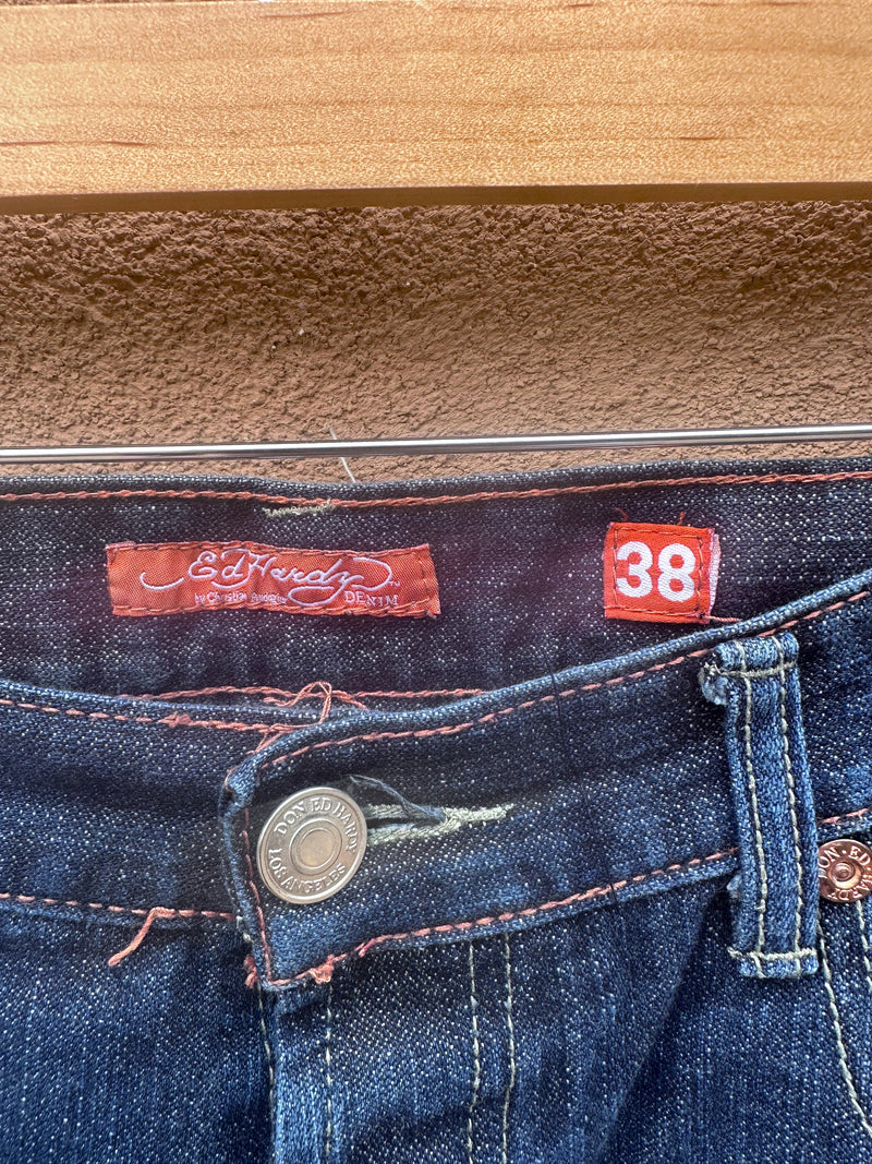 Ed Hardy Demon Pockets Lot 2008 Jeans - 38