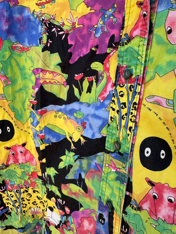 Psychedelic Jungle Creature Blouse