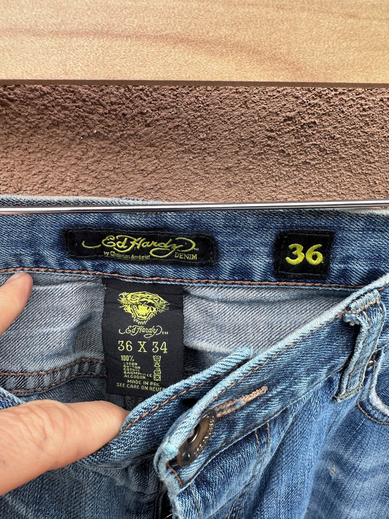 Ed Hardy Sea Demon Jeans