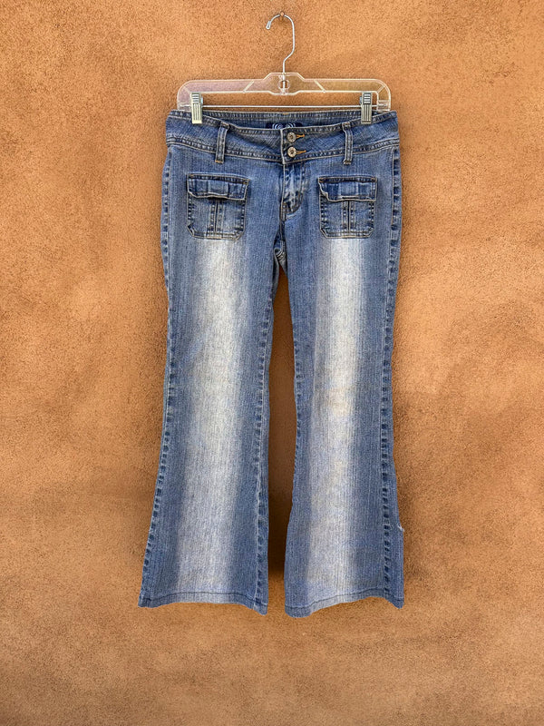 90's Low Rise Bootleg Angels Jeans, 7