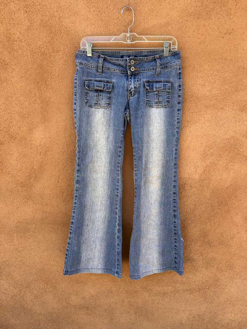 90's Low Rise Bootleg Angels Jeans, 7