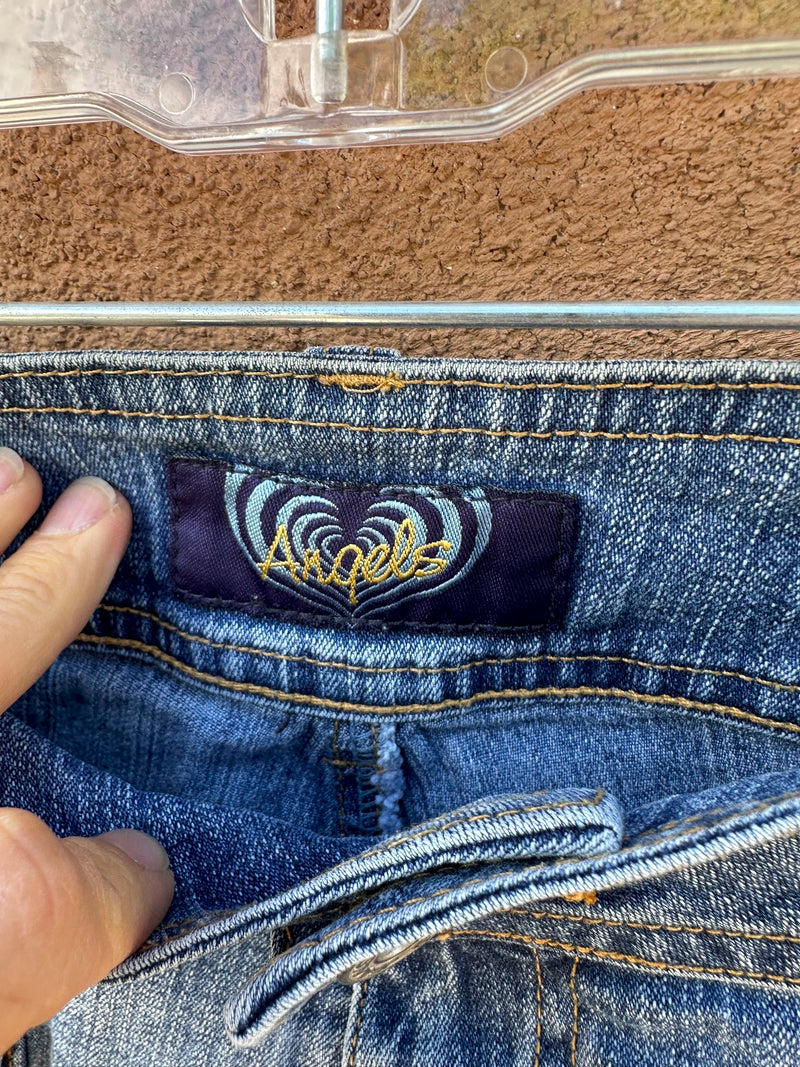 90's Low Rise Bootleg Angels Jeans, 7