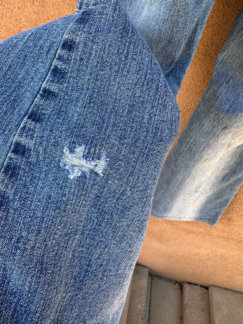 90's Low Rise Bootleg Angels Jeans, 7