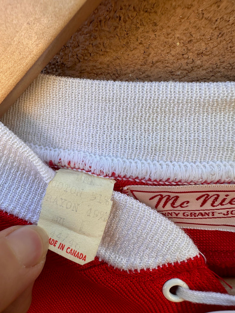1940's - 1950's Montreal Canadians Jersey/Sweater by McNiece's