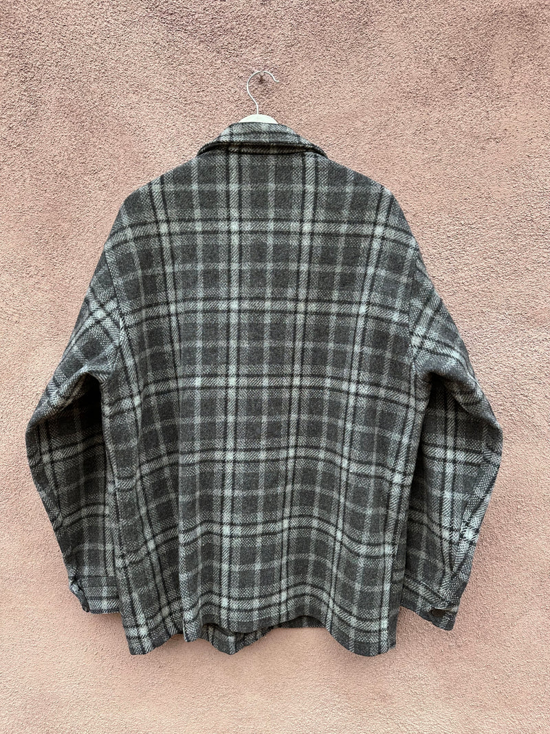 1970's Black and Gray Pendleton Chore Jacket