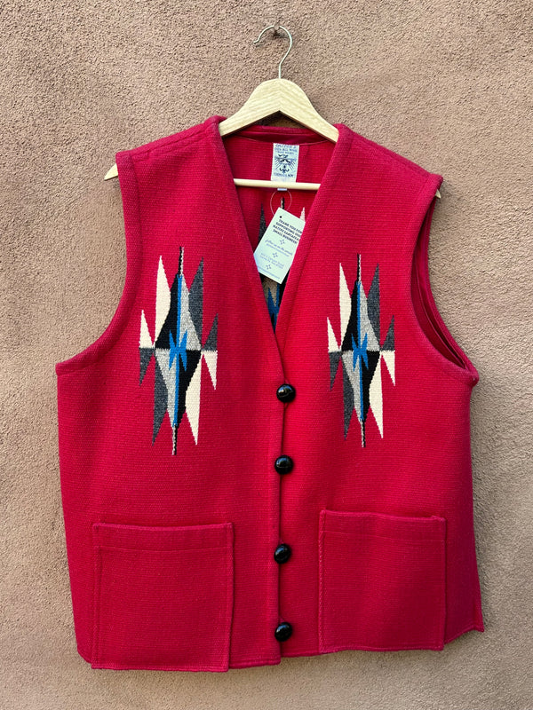 Red Ortega's Chimayo Wool Vest - XL