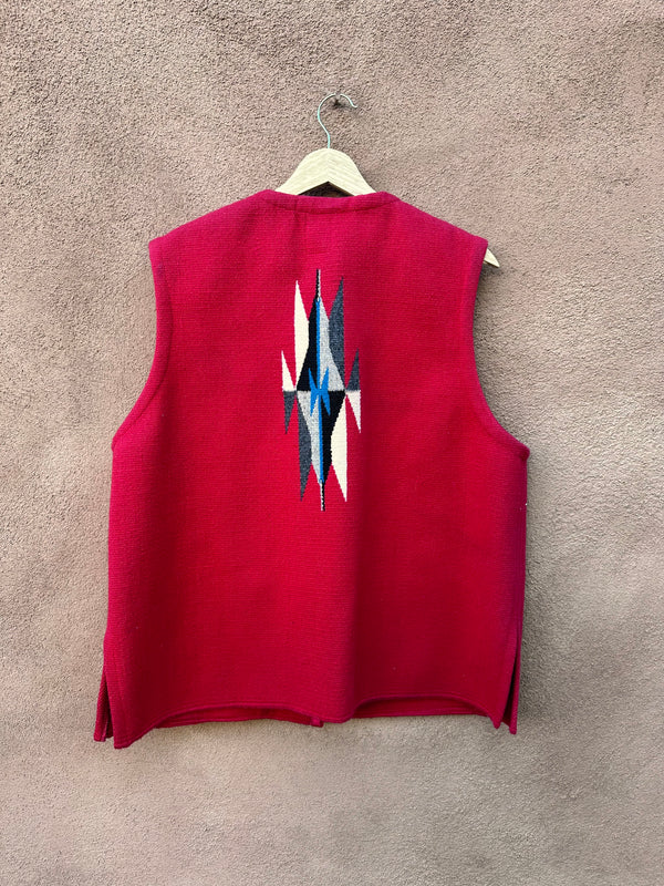 Red Ortega's Chimayo Wool Vest - XL