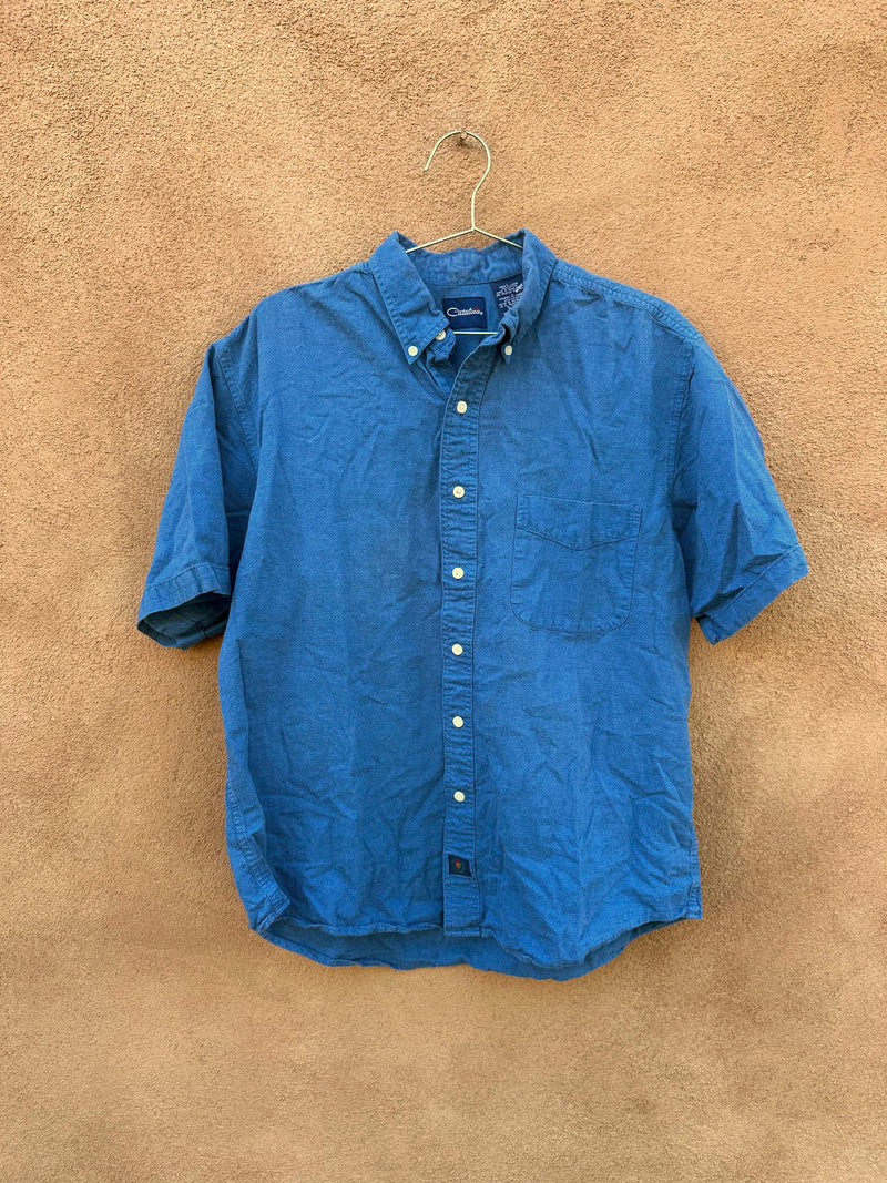 Blue Catalina Cotton Short Sleeve Shirt