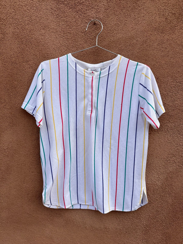 Country Suburbans Striped Blouse