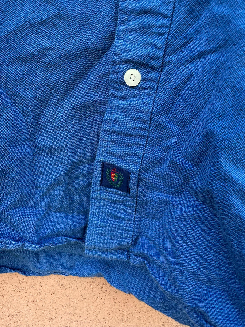 Blue Catalina Cotton Short Sleeve Shirt