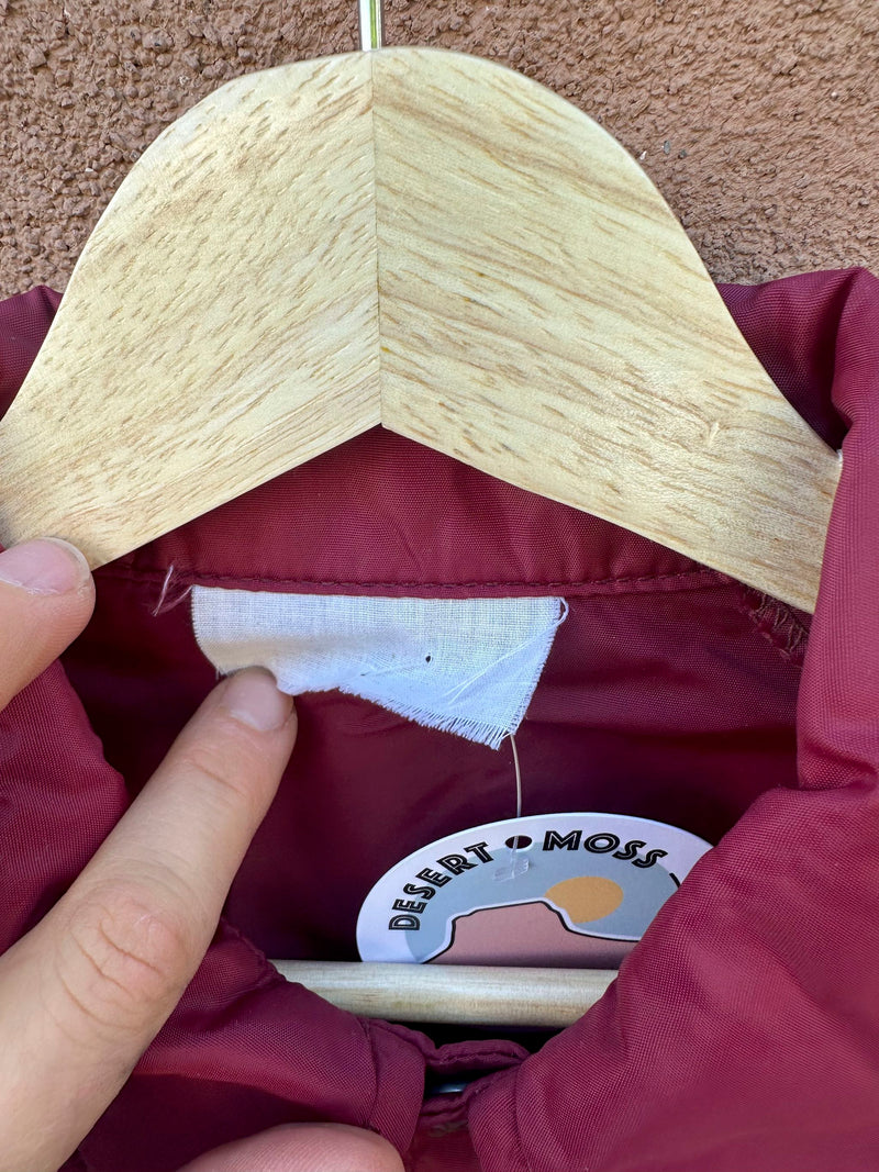 70's Maroon King Louie Windbreaker