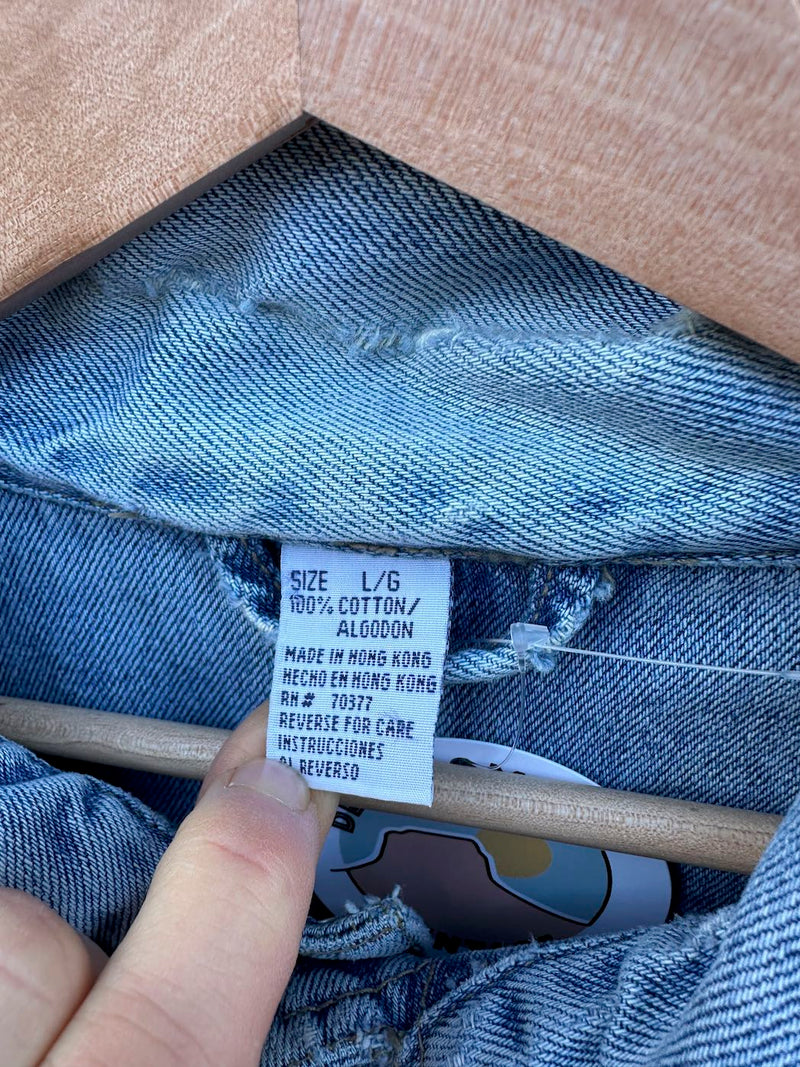 1990's Denim Results Chore Jacket with Rear Pockets