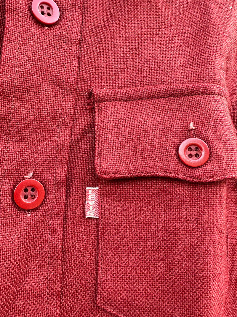 Burnt Orange 1970's Levi's Big E 2-Piece Shirt/Trousers