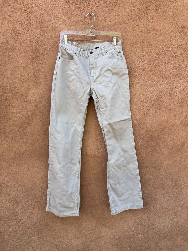 Beige Harley Davidson Jeans, 8