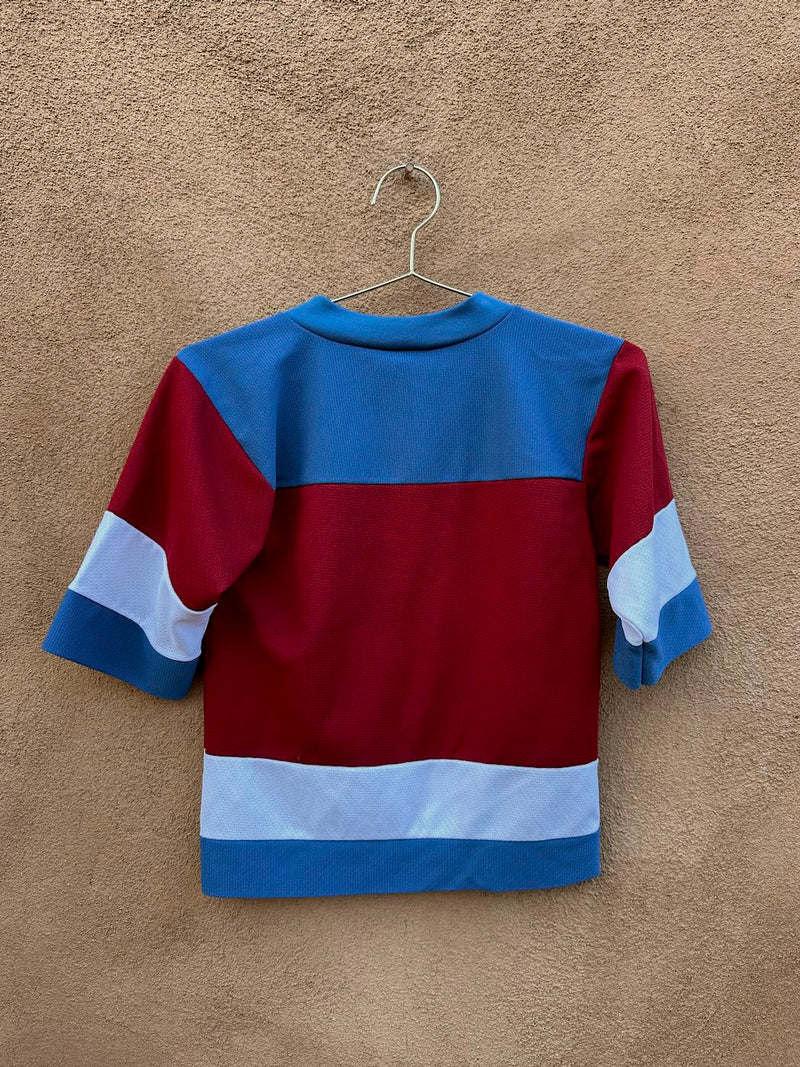 90's Logo 7 Kid's Colorado Avalanche Jersey
