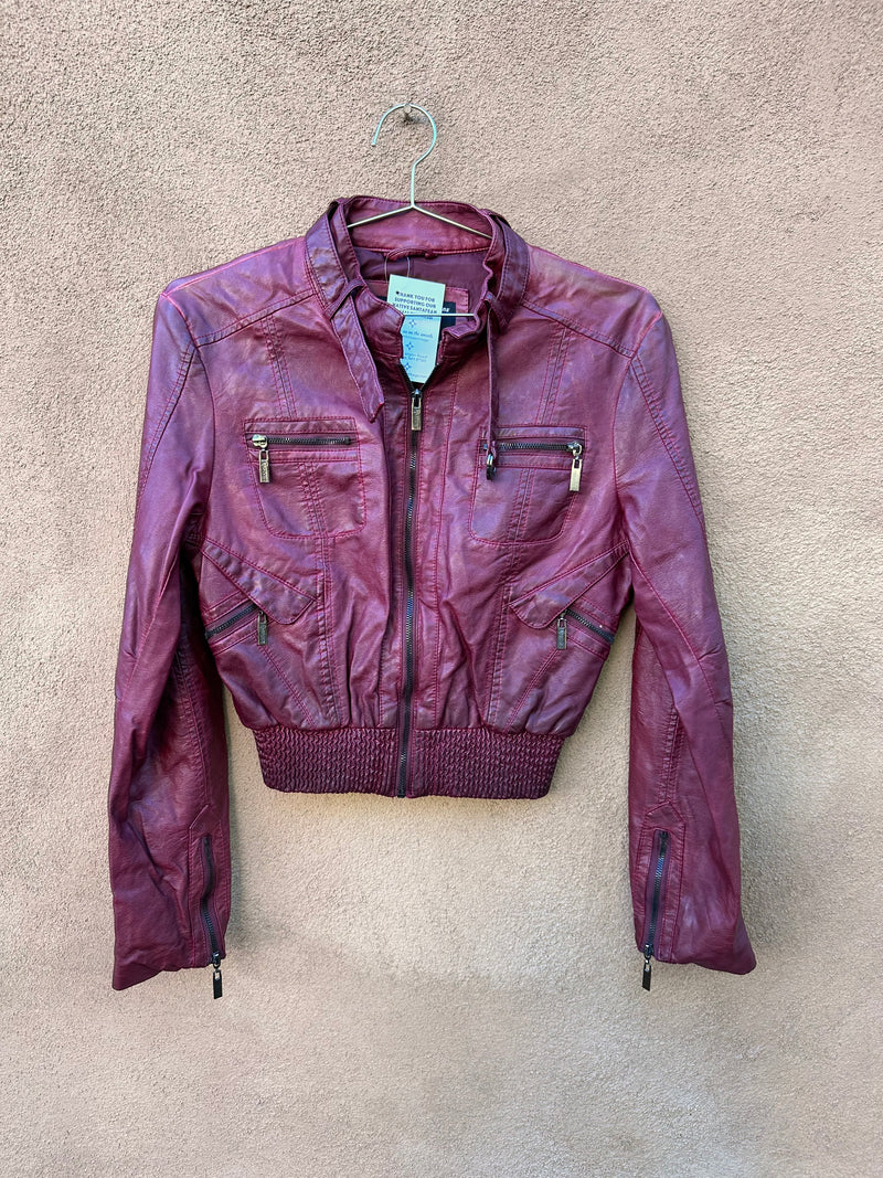 George Palomares 90's Cordovan Cafe Racer Jacket