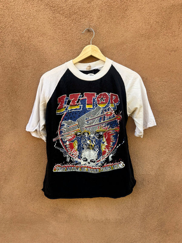 1976-1977 ZZ Top World Wide Texas Tour Parking Lot T-shirt