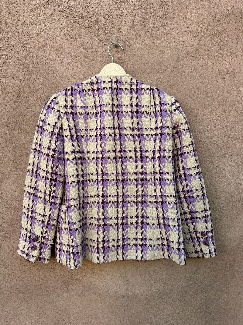 1960's/70's Tweed Houndstooth Jacket by Cardinali