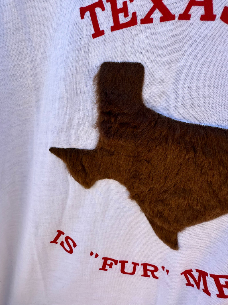 1970's Texas is Fur Me T-shirt - Extra Large