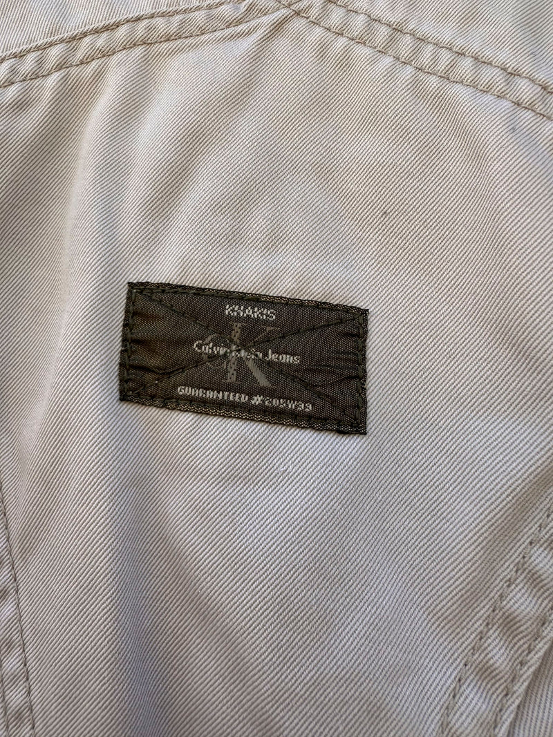 Calvin Klein Khaki Overalls, as is
