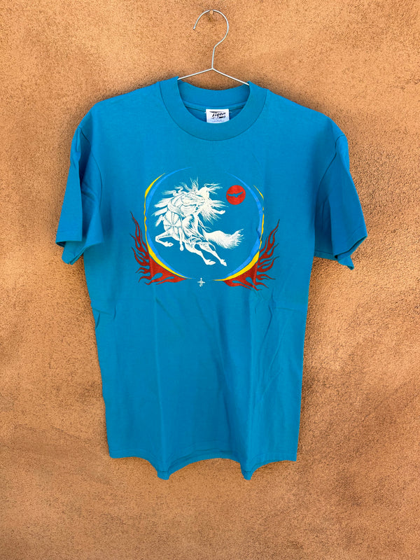Horse and Maiden Fleeing from Né'éshjaá  T-shirt