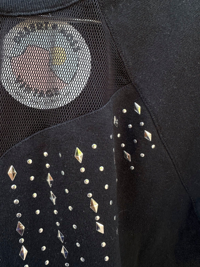 Diamond Studded Long Sleeve Top