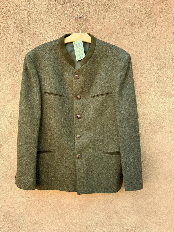 German Wool Sporting Jacket with Angler Buttons - Approximatley 44