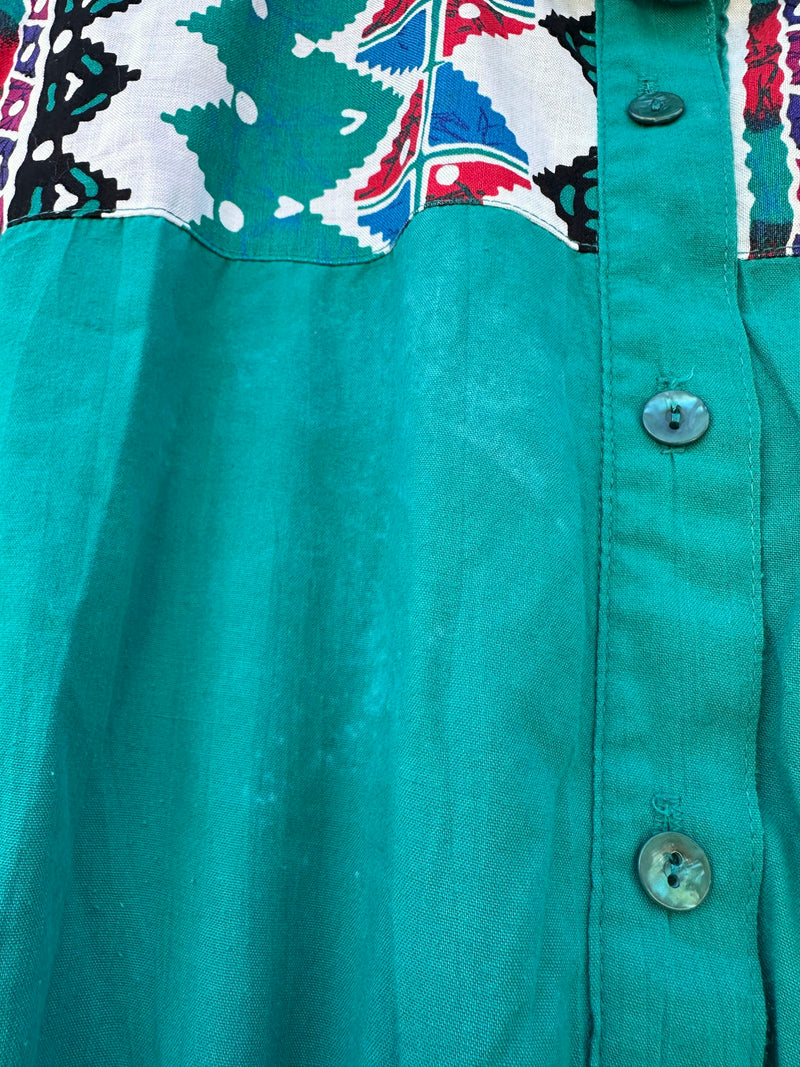 Green Southwest Style Dress by Tapestry, as is
