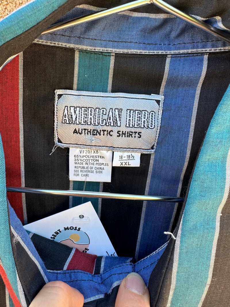 Striped Wrangler American Hero XXL Shirt