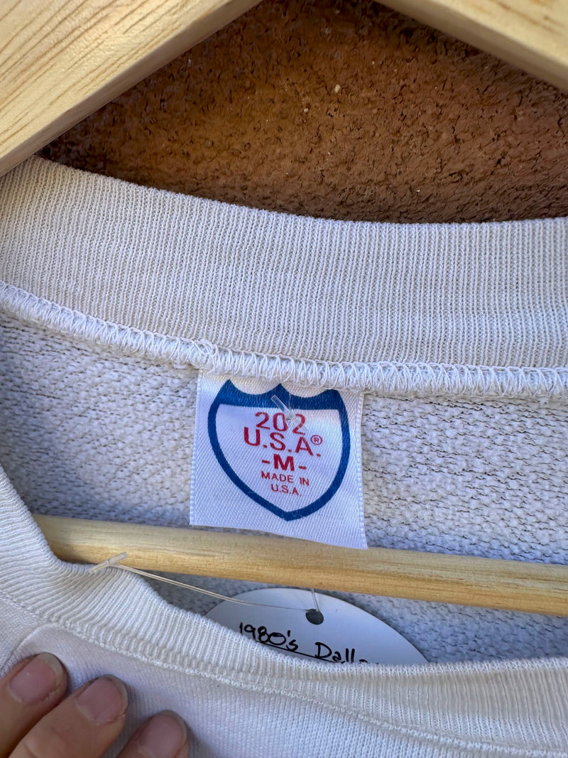 1980's Dallas Cowboys Raglan Sweatshirt, fits small