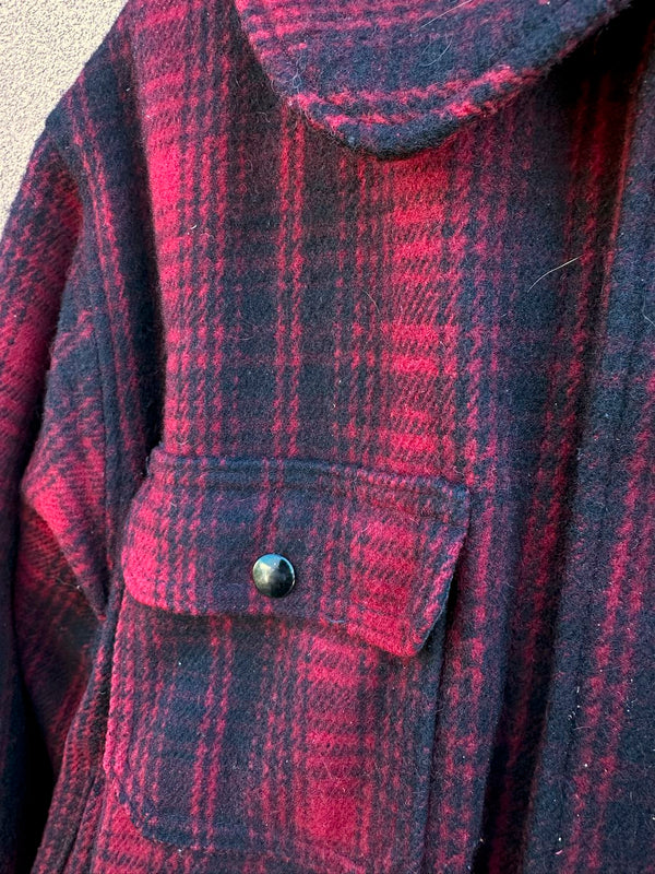 1980's Woolrich Plaid Hunting Jacket, 46, Made in USA