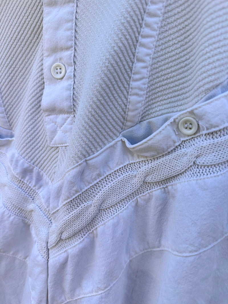 White 1980's Grandpa Shirt