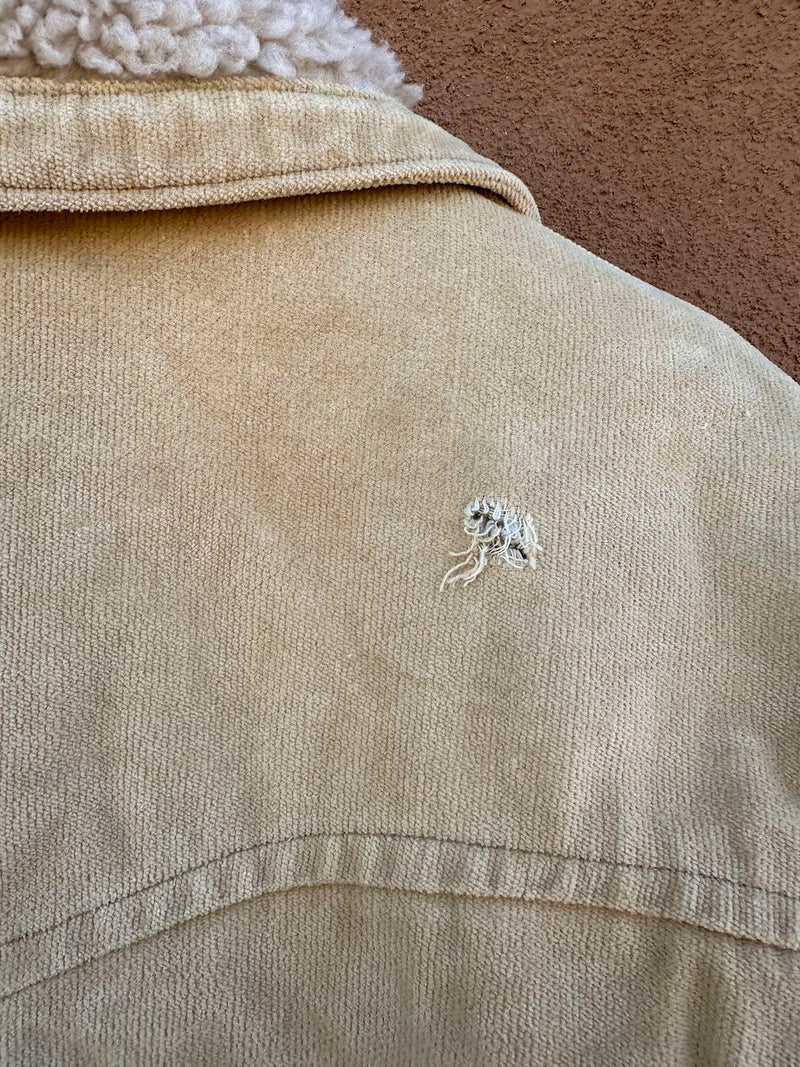 1970's Shanhouse Sherpa Lined Rancher Jacket - as is