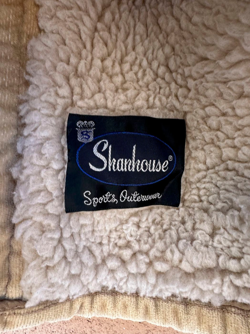 1970's Shanhouse Sherpa Lined Rancher Jacket - as is