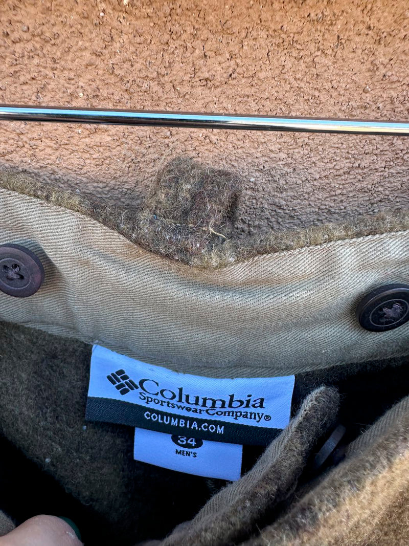 90's Columbia Sportswear Wool Blend Hunting Jacket/Pants - as is (Large/34)